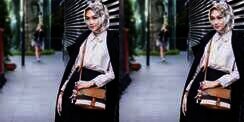 Gaya Stylish Indah Nada Puspita di IMFW 2016
