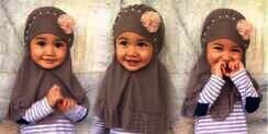 Ghiza, Hijaber Cilik Fashionable yang Menggemaskan