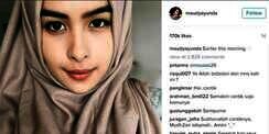 Maudy Ayunda Berhijab, Subhanallah Cantiknya.... 