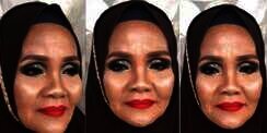 Mengejutkan, Tanpa Makeup Wajah Asli Wanita Ini Ternyata....