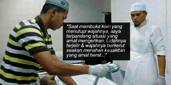 Nauzubillah, Jasad Pelaku Bunuh Diri saat Dimandikan Keluar...