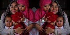 Menggemaskan, Foto-foto Anak Zaskia Mecca Berhijab
