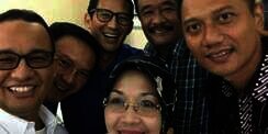 Ketika Para Cagub dan Cawagub DKI Jakarta Berselfie Bersama