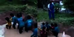 Bikin Geger! Siswi Diminta Guru Berjalan di Kolam Berisi Ular
