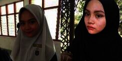 Penampilan Gadis Berhijab Ini Bikin Geger Netizen