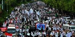 Didampingi Habib Rizieq, Kapolri Beri Sambutan Aksi `212`