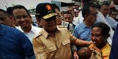 Turut Kampanye Anies-Sandiaga, Prabowo: 'Mereka Hatinya Baik'