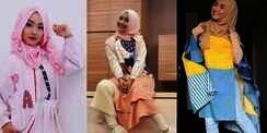 Transformasi Gaya Berhijab Fatin Menjadi Lebih Stylish