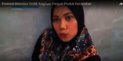 Promosi Erotis Penjual Produk Kecantikan Demi Cari Pelanggan