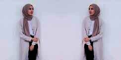 Imane: 5 Tutorial Hijab Simpel dari Bahan Chiffon