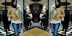 #HOTD: Tampilan Kasual Linda Kayhz dengan Blazer