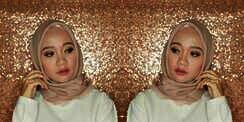 Ola Ayu: Tutorial Hijab Segi Empat Rawis untuk Wajah Bulat