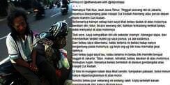 Kisah Tukang Ojek Jarang Dapat Penumpang Ini Bikin Terenyuh