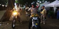 Pantau `Aksi 55`, Kapolda Metro Naik Motor 