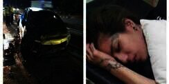 Ini Video Sheila Marcia Kecelakaan, Tergeletak di Jalan
