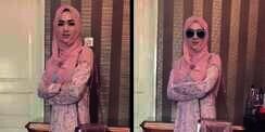 Alhamdulillah... Istri Lucky Hakim Mantap Berhijab