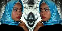Nurul Fajri: 3 Gaya dalam 1 Hijab Square