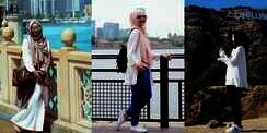 Padupadan Busana Putih Simpel Keren ala Rina Nose