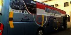 Bus Jemaah Haji di Tanah Suci Promosikan Indonesia