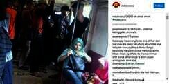 Ibu Asyik Duduk Selonjoran di KRL, Ini Imbauan KAI