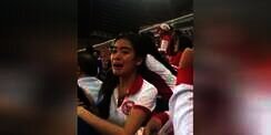 Ini Sosok Gadis Cantik yang Tangisi Kekalahan Timnas Indonesia