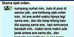 Curhat Pacar 'Ditikung' Sopir Ojek Online