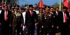 Terjebak Macet, Jokowi Jalan Kaki 2 KM Dikawal 5 Jenderal