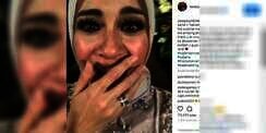 Pria Ini Datang di Resepsi Pernikahan, Laudya Bella Histeris