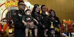 Kerennya Ulang Tahun Gaya Army Putra Anang-Ashanty