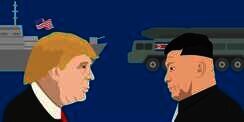 Kim Jong Un Vs Donald Trump, Siapa Lebih Baik?