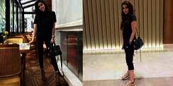 4 Penampilan Olla Ramlan Usai Melahirkan, Body Goals Banget!