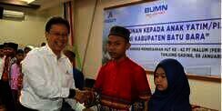 Tunjukkan Kepedulian, INALUM Santuni 420 Anak Yatim