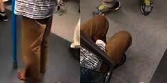 Kedinginan di Kereta Komuter, Lihat yang Dialami Bapak Ini