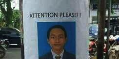 Netizen Terkecoh Lihat Poster Cowok Nempel di Tiang Listrik