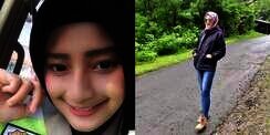 Adelia Eka, Polwan Berhijab yang Bikin Gagal Fokus Berkendara