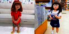 Crystabelle, Selebgram Cilik Mirip Barbie yang Suka Pakai Wig