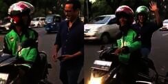Kocak! Wajah Driver Ojol Berubah Pucat Dapat Order Nadiem