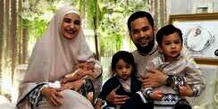 Penampilan Kompak Shireen Sungkar dan Suami di Akikah Putrinya