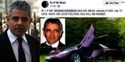 Hoax, Mr Bean Meninggal karena Kecelakaan