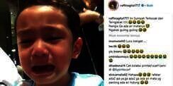Rafathar Nangis Sesenggukan, Penyebabnya Bikin Kocak..