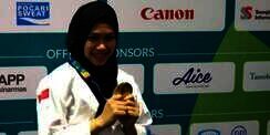 Atlet Taekwondo Berhijab Sumbang Emas Pertama Indonesia