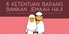 INFOGRAFIS: 8 Ketentuan Barang Bawaan Jemaah Haji