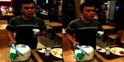 Porsi Nasi Kurang Nendang, Si Pria Bawa Rice Cooker ke Gerai Fast Food