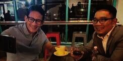 Sandiaga Uno dan Ridwan Kamil Ngopi Bareng, Udah Cukup Jaksel?