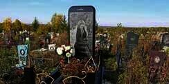 Batu Nisan iPhone Raksasa Bikin Geger, Siapa si Pemilik Makam?