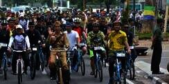 Jokowi Grogi Gowes Sepeda Onthel Tanpa Rem