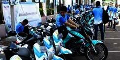 Penasaran Jajal Motor Listrik? Coba Saja Sewa Rp50 Ribu Dulu