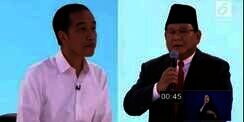 Jurus Serangan-Tangkisan Jokowi dan Prabowo di Panggung Debat