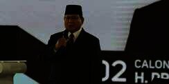 Sindiran Prabowo Soal Kartu dan Kecepatan yang Ditawarkan Jokowi