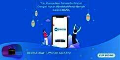 #SedekahPenuhBerkah Bareng DANA, Menangkan Hadiah Umrah!